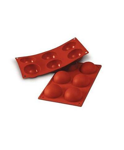 1 - Stampo silicone 6 semisfere Silikomart Sf003