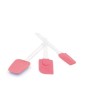1 - SET 3 SPATOLE SILICONE ROSA