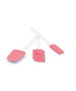1 - SET 3 SPATOLE SILICONE ROSA