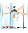 2 - Ventilatore a Soffitto DCG VECRD50TL con luce