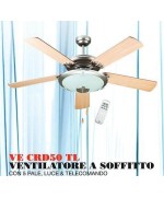 2 - Ventilatore a Soffitto DCG VECRD50TL con luce