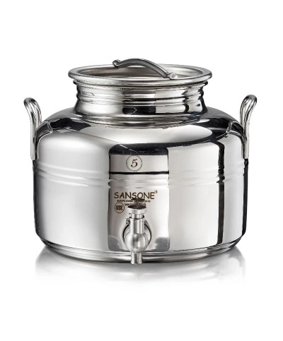 2 - Bidone olio fusto saldato sansone Europa Il Gioiello 5 litri