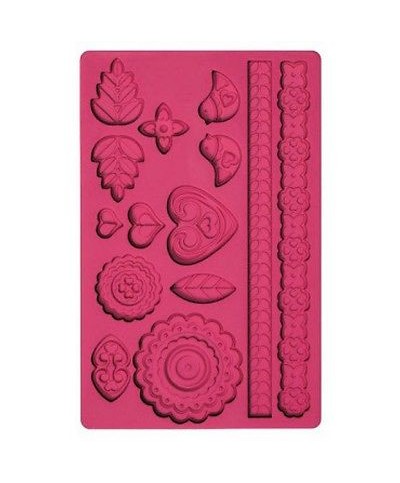 1 - WILTON STAMPO SILICONE FANTASIA FOLK PER FONDENTE DECORARE DOCORO DOLCI
