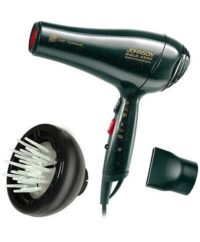 1 - JOHNSON GOLD 4500 PHON ASCIUGACAPELLI SISTEMA VIBRO MASSAGGIANTE 2200 W