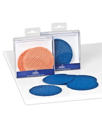 1 - SET 10 PZ DISCHI ANTISCIVOLO 9 CM ANTI SCIVOLO PER PIANI DA LAVORO DOLCI