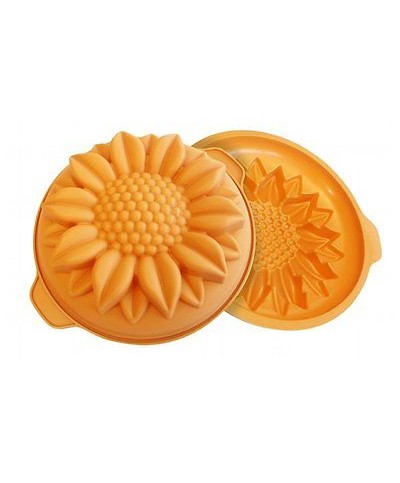 1 - SILIKOMART STAMPO DOLCI  TORTA DOLCE SILICONE GIRASOLE SUNFLOWER SFT 252
