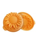 1 - SILIKOMART STAMPO DOLCI  TORTA DOLCE SILICONE GIRASOLE SUNFLOWER SFT 252