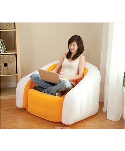 1 - INTEX POLTRONA GONFIABILE HAPPY HOUR POLTRONCINA AIRBED VARI COLORI 68571