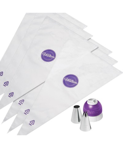 2 - Sac à poche set 9 pz decorazioni a tre colori Color Swirl Wilton