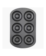 1 - WILTON PIASTRA TEGLIA STAMPO ANTIADERENTE 6 DOUGHNUT CIAMBELLE CIAMBELLINE