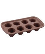 1 - WILTON STAMPO FORMA SILICONE 8 POSTI BROWNIE POPS DOLCI TORTE BISCOTTI