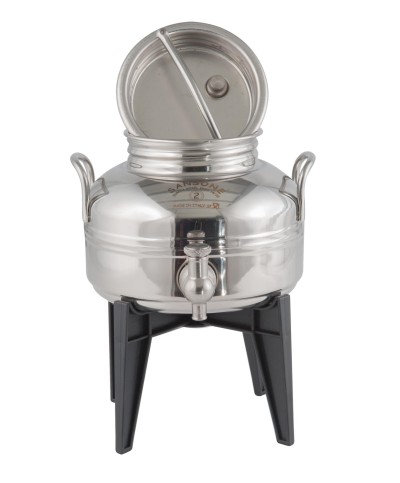 1 - Fusto Saldato Lt 2 Europa Sansone bidone olio