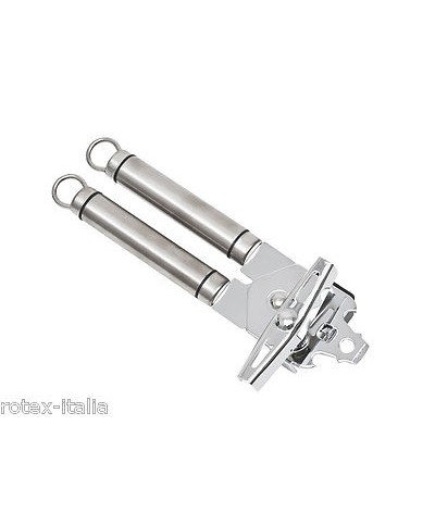 1 - EVA APRISCATOLE APRISCATOLA APRI SCATOLE SCATOLA INOX CROMATO LUCIDO