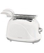 1 - BOMANN TOSTAPANE TOSTA PANE RACCOGLI BRICIOLE 2 PINZE 500W TAZ 239 BIANCO