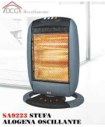 1 - DCG STUFA ALOGENA OSCILLANTE 3 CANDELE4008001200 W  SA 9223