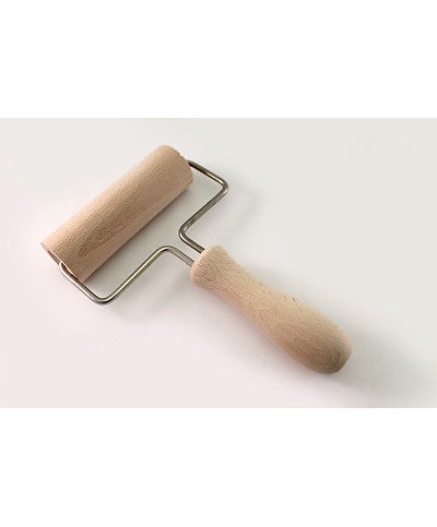 1 - RULLO STENDIPASTA STENDI PASTA IN LEGNO MATTARELLO CUCINA SFOGLIA 10 CM