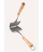 1 - CALDER STAMPO WAFER WAFFLE WAFFEL FERRATELLE CIALDE MANUALE ALLUMINIO 2159