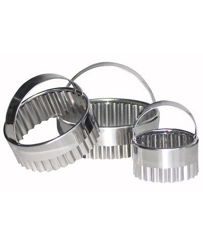 1 - EVA 3 TAGLIAPASTA INOX PORZIONATORE BISCOTTI TAGLIABISCOTTI 78+66+48 MM