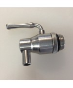 1 - SANSONE RUBINETTO SALVAGOCCIA DA 1/2 MEZZO POLLICE INOX 18/10 A LEVA