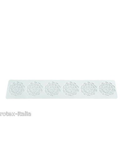 1 - SILIKOMART TAPPETO SILICONE DAISY MERLETTO TRICOT DECORO TORTE DOLCI TRD01