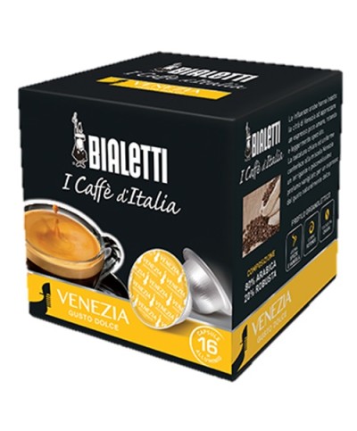 1 - 16 capsule caffè Bialetti Venezia gusto dolce