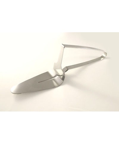 1 - PALETTA DOLCI ACCIAIO INOX CON ESPULSORE AUTOMATICO SERVI TORTA DOLCI CAKE