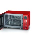 3 - Severin forno a microonde 7893 20 lt combinato rosso