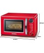 4 - Severin forno a microonde 7893 20 lt combinato rosso