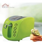 1 - DCG TOSTAPANE INOX ELETTRICO TOSTA PANE FETTE SCALDAFETTE TA8960 VERDE