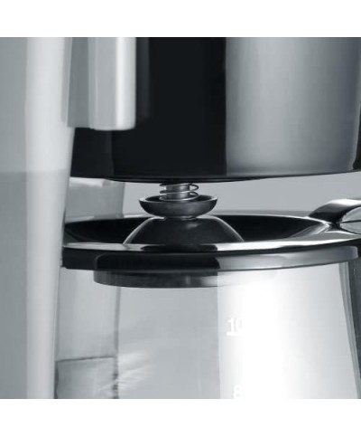 2 - Severin macchina da caffè americano caffettiera KA 4479 nero 10 tazze