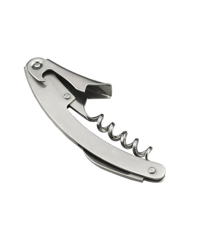 1 - Cavatappi da cameriere acciaio Eva