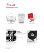 2 - LAGOSTINA PENTOLA A PRESSIONE 6 LITRI BRAVA IN ACCIAIO INOX INDUZIONE