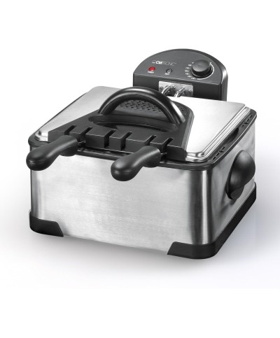 1 - Friggitrice 2 cestelli 4 lt Clatronic  FR 3195