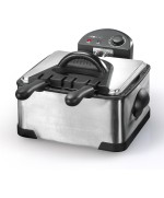 1 - Friggitrice 2 cestelli 4 lt Clatronic  FR 3195