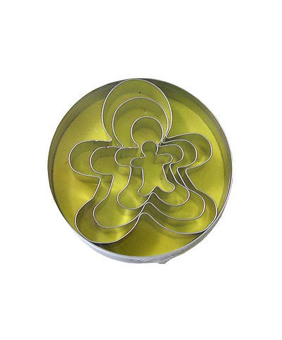 1 - EVA SET 4 FORMINE OMETTI OMINI TAGLIABISCOTTI TAGLIAPASTA TAGLIA BISCOTTI