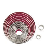 1 - EVA SET 11 TAGLIAPASTA TAGLIABISCOTTI TAGLIA PASTA BISCOTTI ROTONDI LISCI