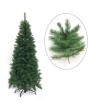 1 - ALBERO DI NATALE SLIM ARTIFICIALE VERDE CERVINO CM 230 MT 2,30 SUPER FOLTO