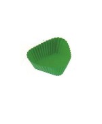 1 - STAMPO STAMPI FORMA SILICONE MUFFIN DOLCI SET KIT 6 PIROTTINI A TRIANGOLO