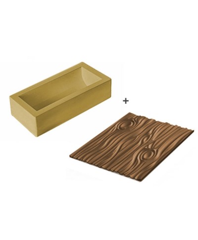 1 - Stampo Magic Wood Kit Silikomart plum cake