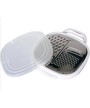 1 - GRATTUGIA DA CUCINA CON CONTENITORE ABS 3 TRAFILE FORMAGGIO 515621 ABS