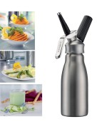 3 - Sifone per panna montata Kayser acciaio inox creamer 0,5 lt