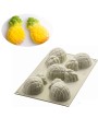 1 - Stampo multiporzione 5 mini ananas 3D silicone Silikomart