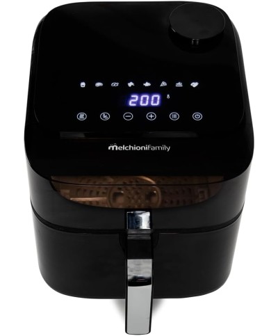 1 - Friggitrice ad aria calda Chiara 6,5 lt doppia resistenza vapore Melchioni