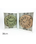 1 - OROLOGIO TEGAME VINTAGE DA MURO PARETE ARREDO CUCINA 38 CM 539324