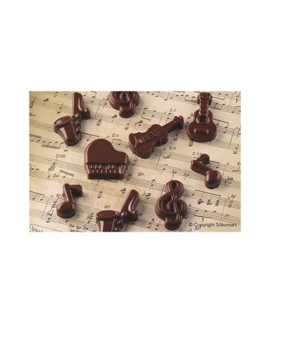 2 - Stampo silicone Melody Silikomart cioccolatini SCG43