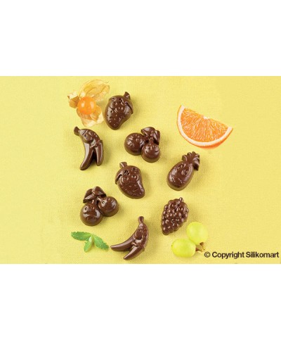2 - SILIKOMART STAMPO SILICONE EASYCHOC FRUIT FRUTTA CIOCCOLATINI SCG 32