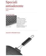 2 - Bistecchiera alluminio rigata pressofuso 28 x28 cm Lagostina