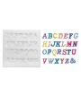 1 - SILIKOMART STAMPO SILICONE ALFABETO LETTERE CORSIVO MAIUSCOLO CAKE SLK 328