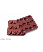 1 - SILIKOMART STAMPO SILICONE CIOCCOLATO HEARTS CUORE CUORI CIOCCOLATINI SM06