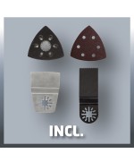 4 - Utensile multifunzione Einhell TC MG 220 + accessori 4456090